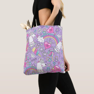 Llama pattern 1 tote bag