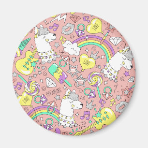 llama pattern 3 magnet