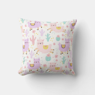 Llama pattern cushion
