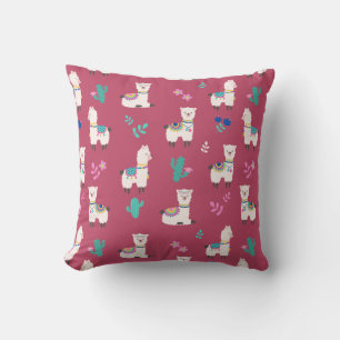 Llama pattern cushion