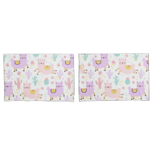 Llama Pattern Pillowcase