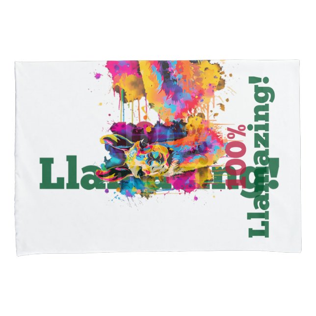 Llama Pillowcase (Front-Right)