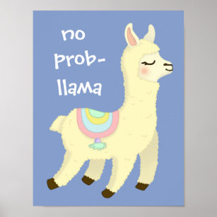 Llama Art, Posters &amp; Framed Artwork | Zazzle.com.au