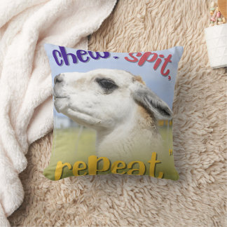 llama quote cushion