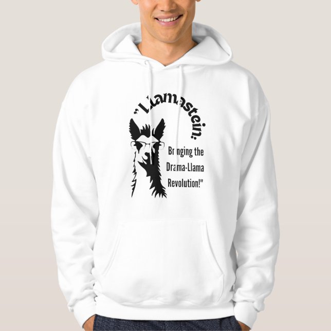 llama quote  hoodie (Front)