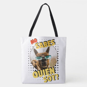 LLAMA QUOTE STYLE TOTE BAG