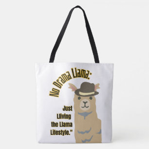 LLAMA QUOTE STYLE TOTE BAG