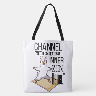 LLAMA QUOTE STYLE TOTE BAG
