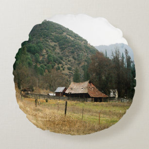 Llama Ranch..... Round Cushion