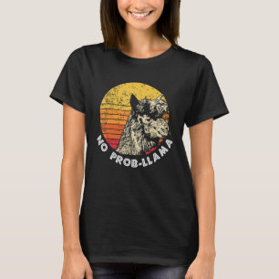 Llama Retro No Prob Llama Tee