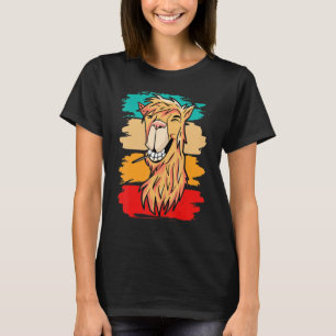 Llama Retro Style T-Shirt