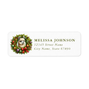 Llama Return Address Label
