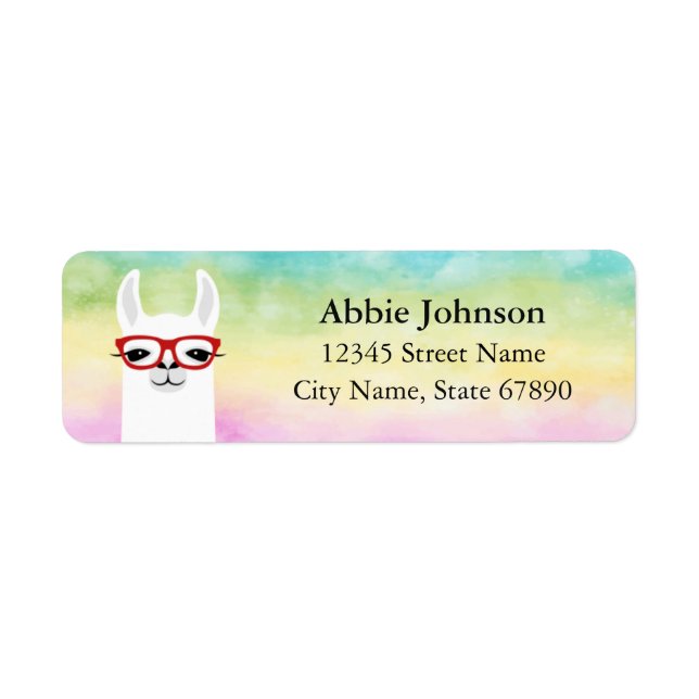 Llama Return Address Labels (Front)