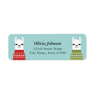 Llama Return Address Labels