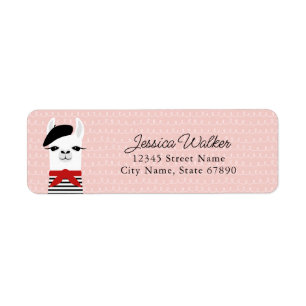 Llama Return Address Labels