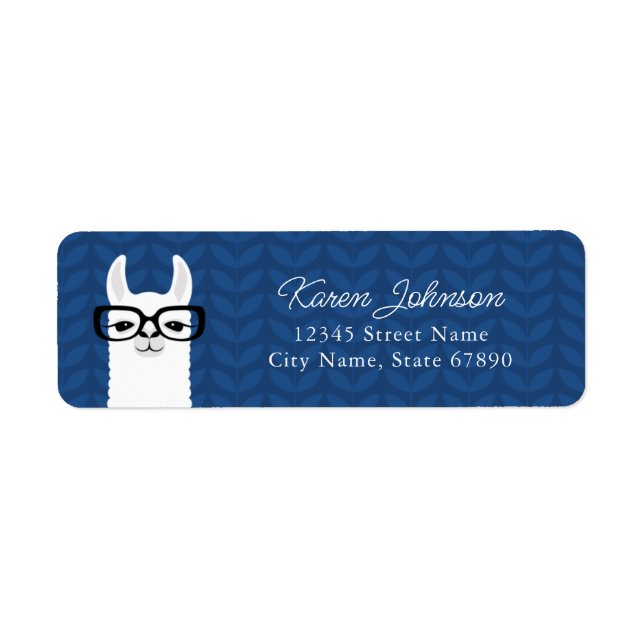 Llama Return Address Labels (Front)