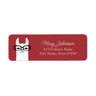 Llama Return Address Labels
