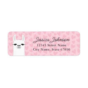 Llama Return Address Labels