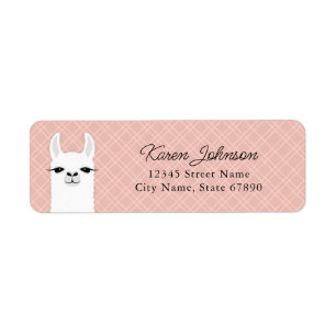 Llama Return Address Labels