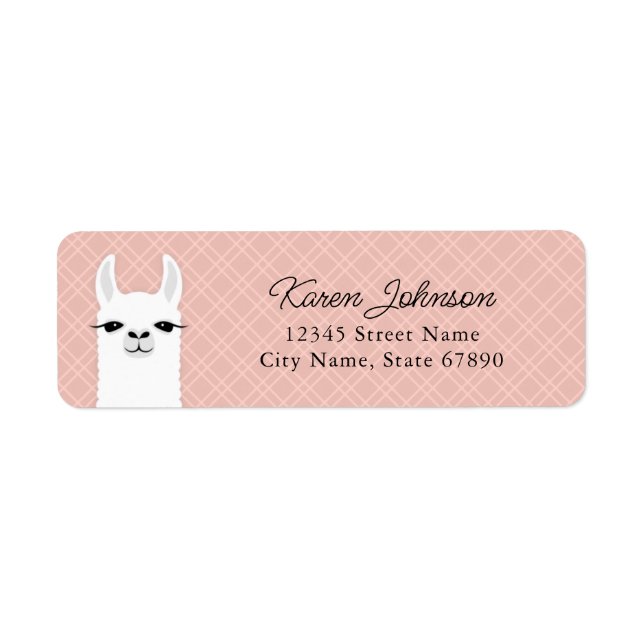 Llama Return Address Labels (Front)