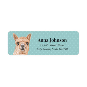 Llama Return Address Labels