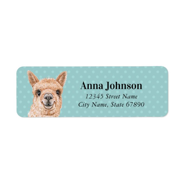 Llama Return Address Labels (Front)
