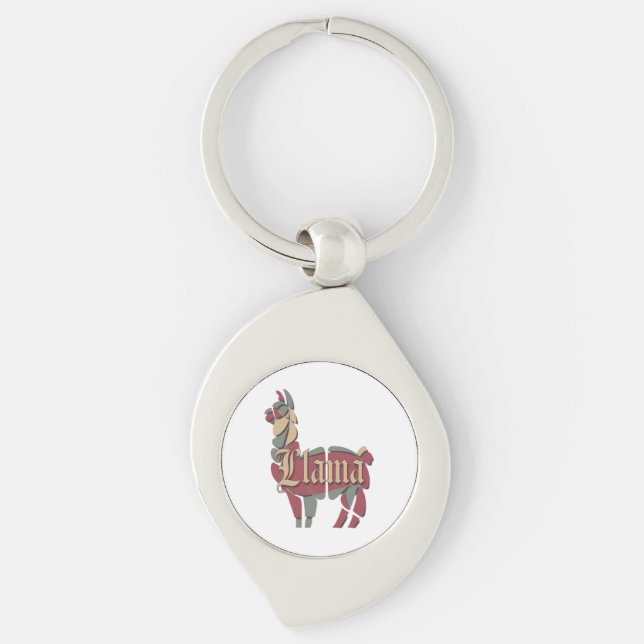 Llama’s Eyes Key Ring (Front)