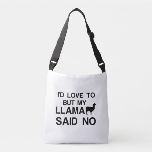LLAMA SAID NO CROSSBODY BAG
