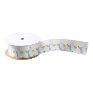 Llama Satin Ribbon