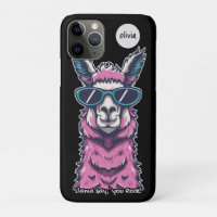 Llama say you Rock | Quirky pose in sunglasses