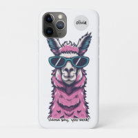 Llama say you Rock | Quirky pose in sunglasses