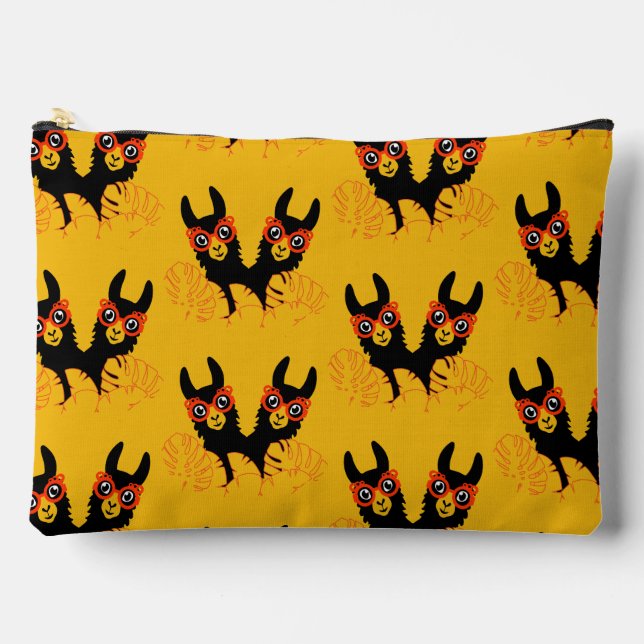 Llama Sisters Accessory Pouch (Front)