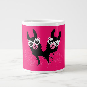 Llama Sisters Large Coffee Mug