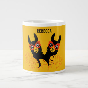 Llama Sisters Large Coffee Mug