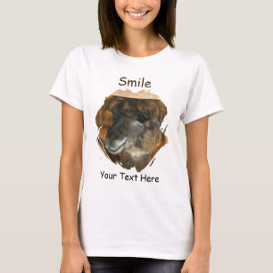 Llama Smile Cute Animal T-Shirt