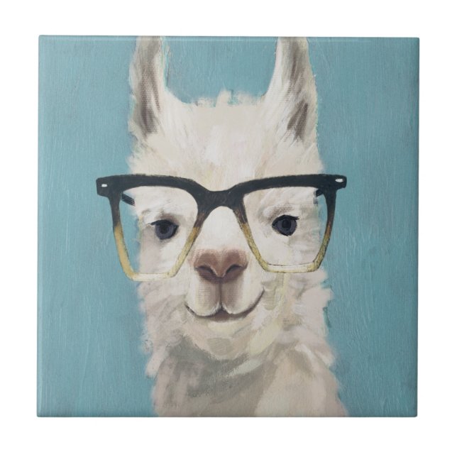Llama Specs - Square Ceramic Tile (Front)