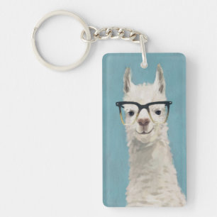 Llama Specs - Square Key Ring