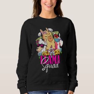 Llama Squad alpaca and llama Sweatshirt