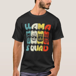 Llama Squad Birthday T-Shirt