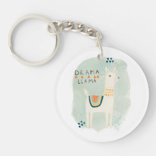 Llama Squad - Drama Llama Key Ring