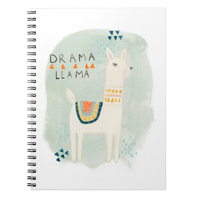 Llama Squad - Drama Llama Notebook (Front)