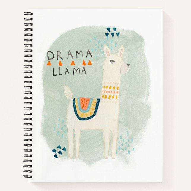 Llama Squad - Drama Llama Notebook (Front)