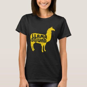 Llama Squad For Boys Girls Adults Who Lov T-Shirt