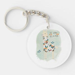 Llama Squad - No Prob-llama Key Ring