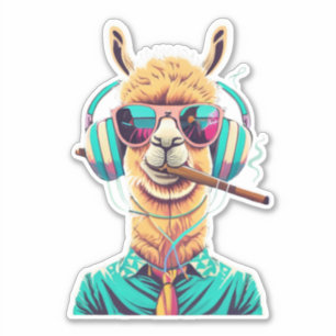 Llama Sticker, beautiful Classic Stickers
