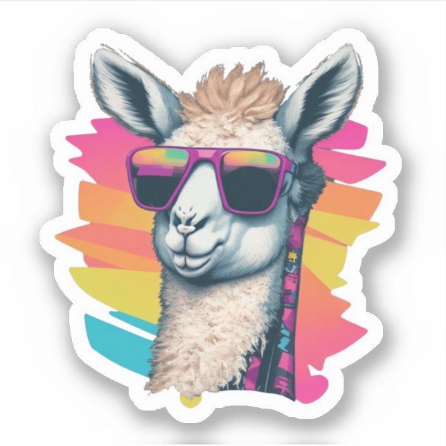 Llama Stickers Adding a Touch of Whimsy Your Life (Front)