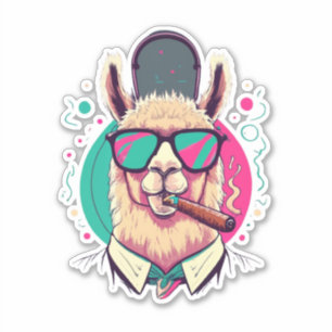 Llama Stickers Spark Joy in Every Detail
