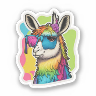 Llama Stickers Spark Joy in Every Detail