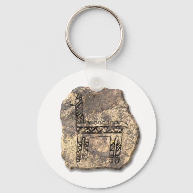 Llama-stone Key Ring (Front)