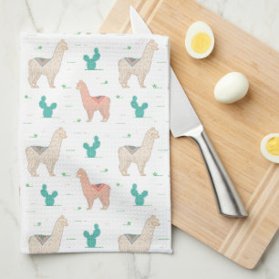 Llama Tea Towel